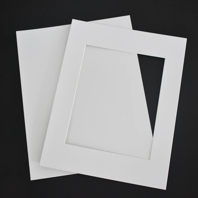 Ht 45 Degree Bevel Cut Acid Free Cardboard Photo Mats For 8x10
