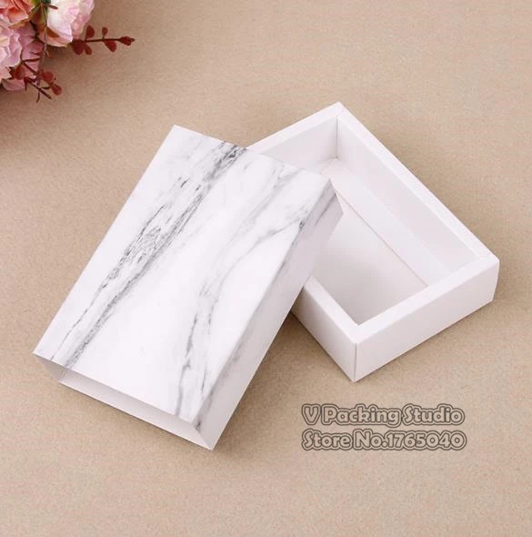 

Marble Design paper drawer boxes,Drawer Boxes Wedding Party Candy Gift Box for Handmade Soap Craft Jewel Packaging