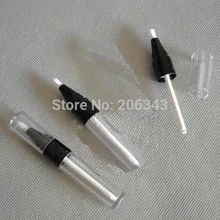 4.5 ml tubo de brillo de labios, cotainer cosmético, pincel de labios de contenedores, maquillaje tubo de vacío, botella de plástico