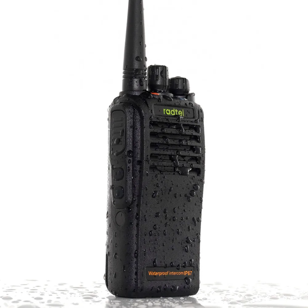 

RADTEL RT-67 UHF 400-470 MHz Professional handheld Waterproof transceiver two way radio station Walkie Talkie Rechargeable