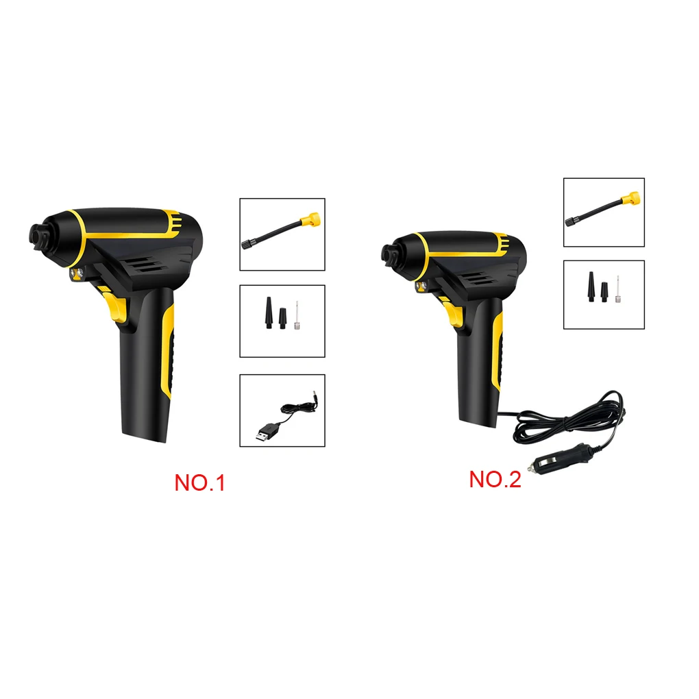 Цифровая беспроводная перезаряжаемая, интеллектуальная автомобильная Воздушный насос Портативный Ручной Автомобильный Электрический насос электрический насос пневматический