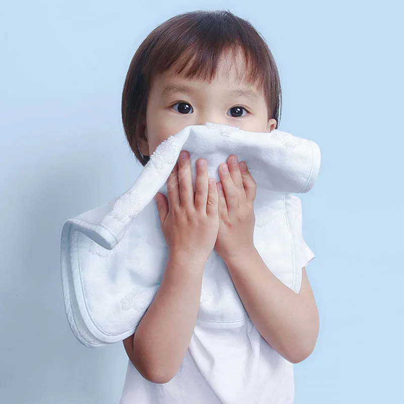 Детское полотенце Xiaomi ZSH из полиэфира, антибактериальная серия, хлопок, мягкое, 3 цвета, Хорошо Впитывающее, детское банное полотенце для рук