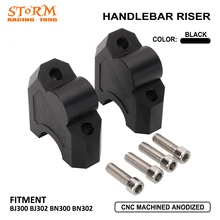 CNC мотоцикл алюминиевый сплав руль расширение стояк крепление подъемный зажим Чехол для Benelli BJ300 BJ302 BN300 BN302 мотокросса