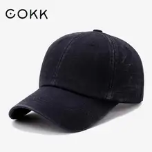 COKK, Мужская Бейсболка, Snapback, головные уборы для мужчин и женщин, мужские, Bone Gorras, повседневные, Casquette, пустая Кепка, стираемая, Регулируемая Кепка, шапка для папы