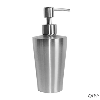 

Stainless Steel Soap Dispenser 350ml Pump Bottle for Kitchen Bathroom Hand Wash Dish Lotion