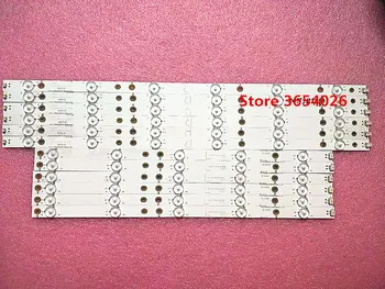

1set=12pcs Led backlight for LE50D1452 T5002S 50PFF3655/T3 LD50V02S LB-PF3528-GJD2P5C506X11-R/L-H/B 6leds+5leds