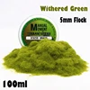 Miniature Scene Model Materia Withered Green Turf Flock Lawn Nylon Grass Powder STATIC GRASS 5MM Modeling Hobby Craft Accessory 5mm Flock Static Grass Fiber HOBBY ACCESORIES Model Number: 153