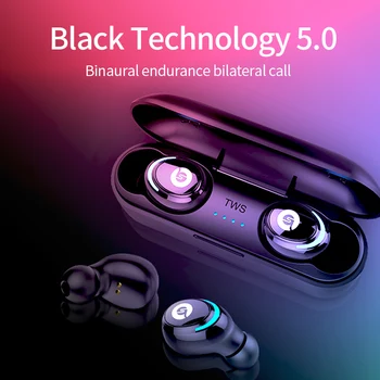

Wireless Earphone Headset TWS In Ear Bluetooth 5.0 Handsfree Earphones Headset Sport Earbuds Headset For Phone With Mic