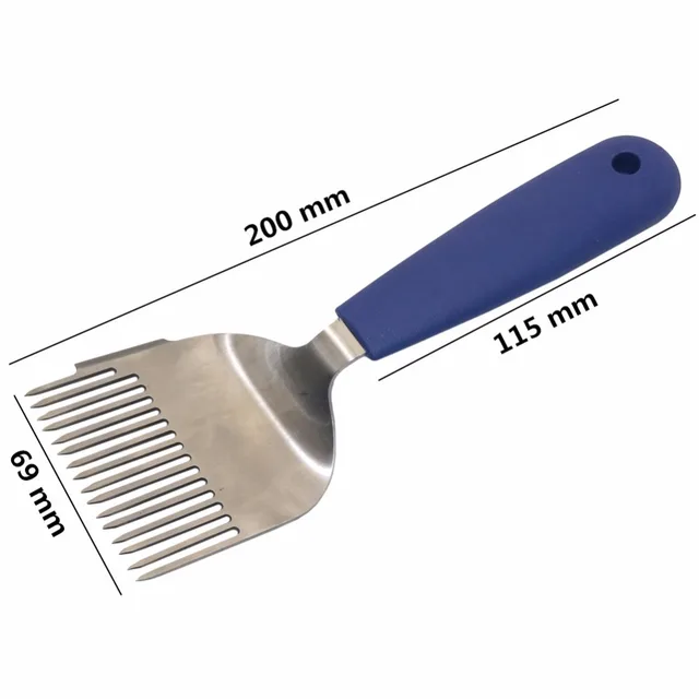 Méhész Gumi Fogantyú Mézkés Egyenes Tűk Lecsökkent Villák Méheszerékek Mézes Villa Kellékek 1 Db - Image 2