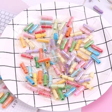 50PCS Mini Nachricht Kapsel Paar Liebe Leeren Umschlag Brief Papier Schreiben Papier Neuheit Bunte Geschenk Schreibwaren