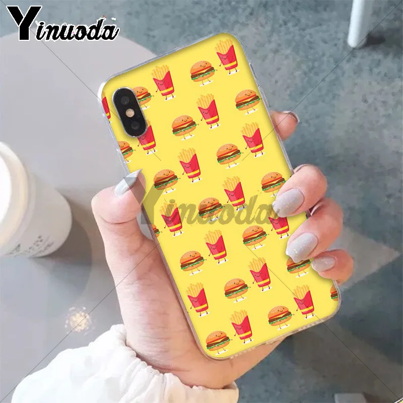 Cute food french fries burger pizza