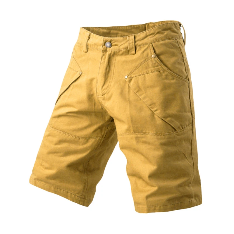 Men's Shorts Fashion Casual Plus Size Candy Color Man Shorts Male Work Combat Half Pants Pocket Slim Fitness Cargo Short Pant