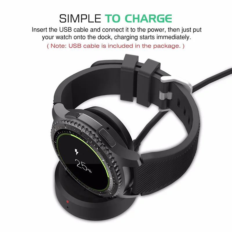 Wireless Chargers Smartwatch Charging Watch High Quality Chargers Smart Watch Charging Dock for Samsung Gear S2/S3 Wireless Chargers Smartwatch Charging Watch High Quality Chargers Smart Watch Charging Dock for Samsung Gear S2/S3