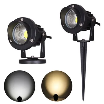 

LED COB Garden Lawn Lamp Light AC85-265V DC12V Outdoor LED Spike Light 3W 5W 10W Path Landscape Waterproof IP65 Yard Step Bulbs