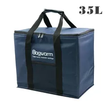 35l/20l saco térmico pacote de isolamento térmico refrigerador geladeira carro gelo pacote piquenique grande isolado térmico