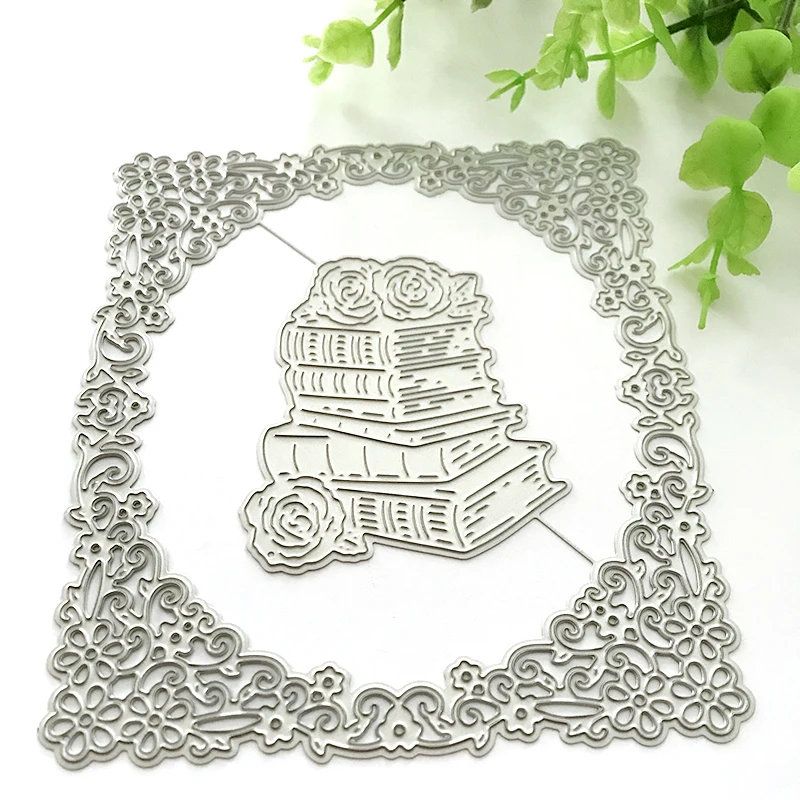

European Lace Rose Spring Metal Cutting Dies for Scrapbooking DIY Album Embossing Folder Cards Maker Template Decor Stencils