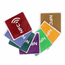 7 шт./лот) NFC наклейки Метки Ntag216 13,56 МГц RFID ключ с ярлыком карты для всех nfc-телефон на базе Android