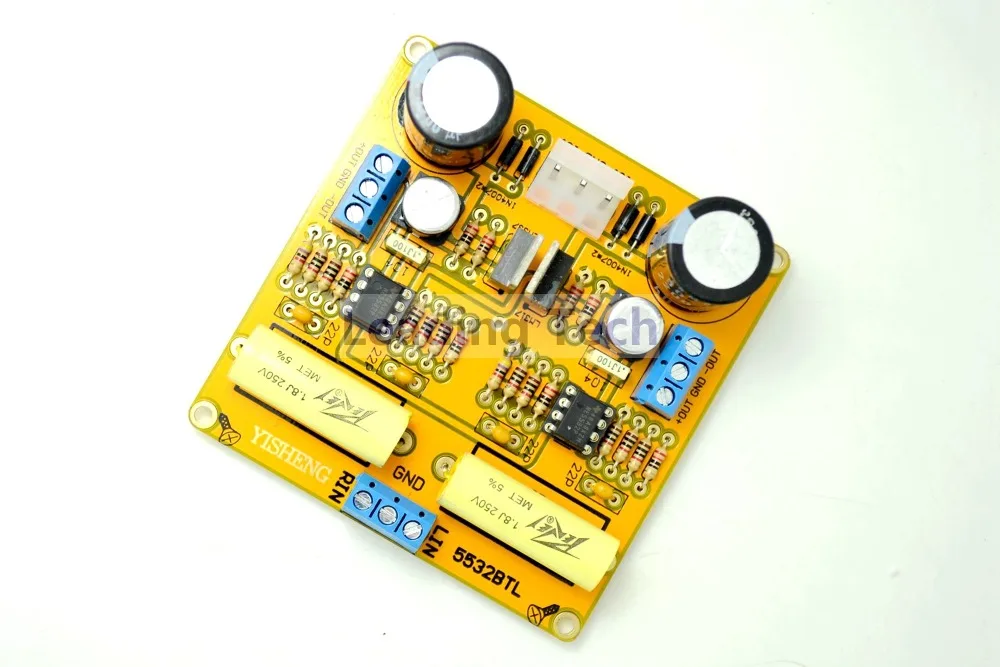 

YS Inverting Preamp / Unbalanced Turn Balanced Output / RCA Turn XLR / BTL Board / Not Kit