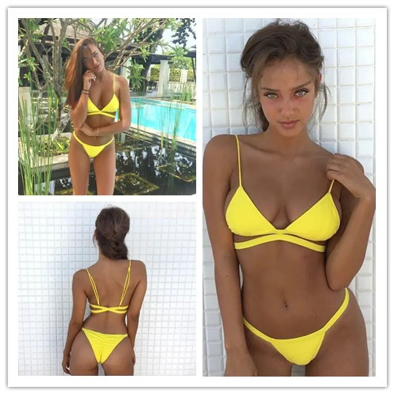 

Floral print bikinis 2019 new swimwear women swimsuit beach bathing suit sexy brazilian bikini set 0036