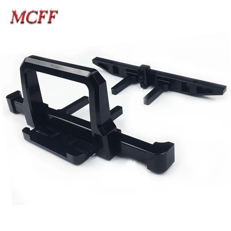 

Front Rear Bumper Set For RC Crawler Cars Traxxas TRX-4 TRX4 Land Rover Black Upgrade Auto Parts Set