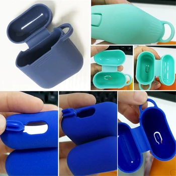 

Silicon Luminous Protective Cover Case For Apple Airpods 2 1 Wireless Bluetooth Earphone Cover Case For Airpods 1 2 Accessories