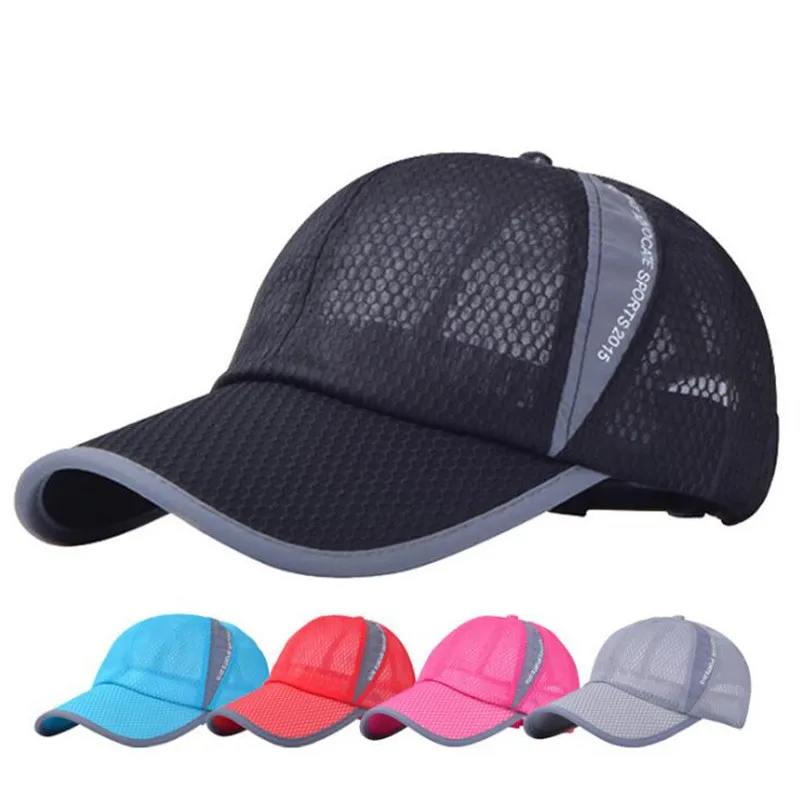 

Spring Men&women snapback cap quick dry summer sun hat visor Unisex Hip-Hop bone breathable chapeu casual mesh men Baseball caps