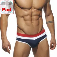 Мужские плавки пуш-ап, сексуальные, для геев, одежда для плавания, Мужской купальный костюм, плавки, пляжная одежда, шорты для серфинга, из кусков, купальный костюм zwembroek