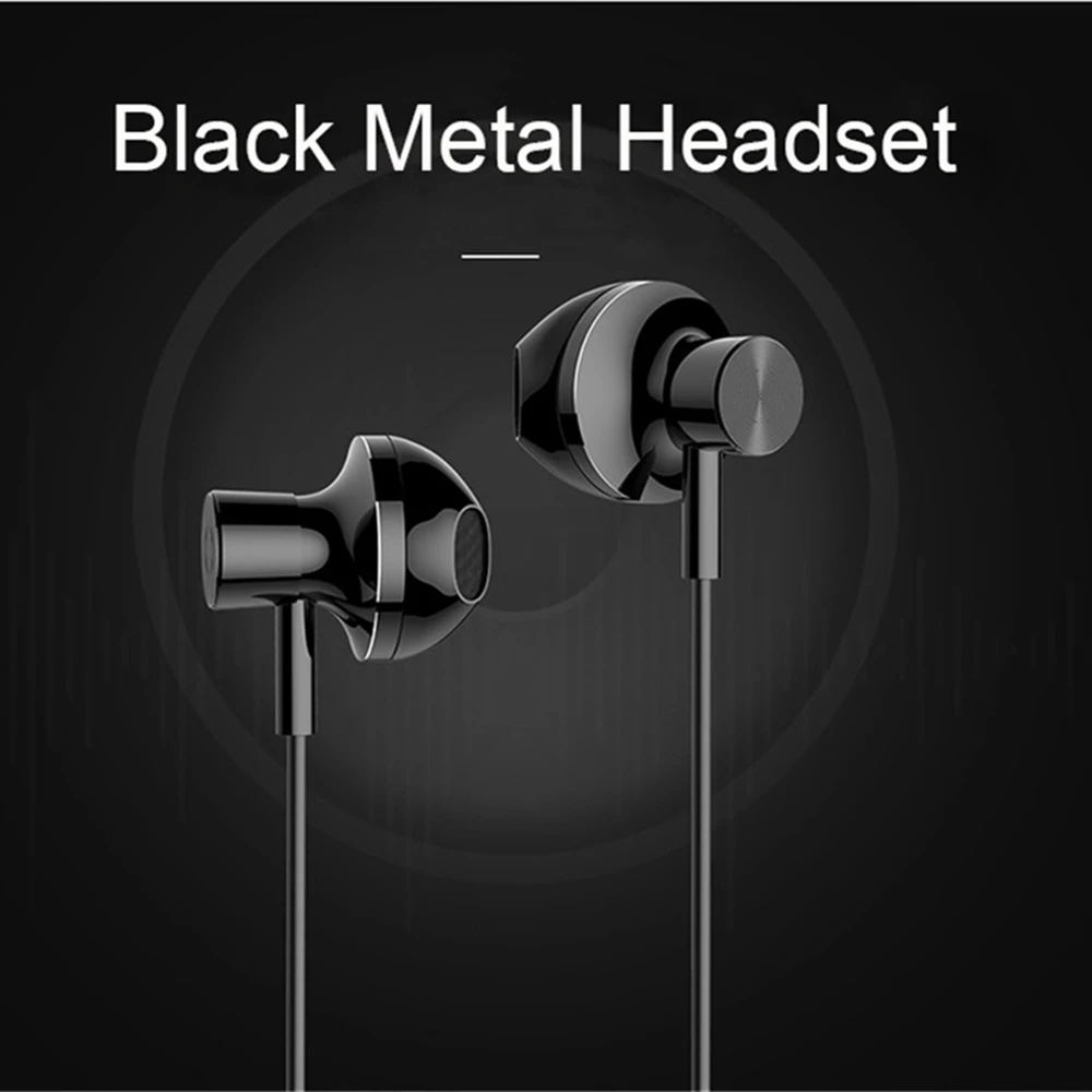 Hifi Stereo In-Ear Earphone Metal Type-C Noise Canceling Headphone With Microphone Headset Earbud For Xiaomi Samsung Huawei | Электроника