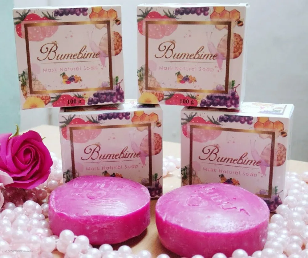 100 г мгновенное чудо Отбеливающее мыло таиланд Bumebime мыло ручной работы белая кожа натуральные мыло для ванны фруктовое эфирное масло мыло