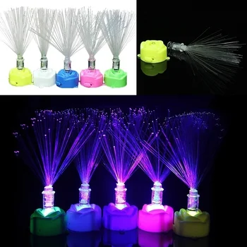 

Starry Night Light LED Fiber Optic Lights Change Color Colorful Night Light Fiber Flowers Wedding Decoration Glow Party Supplies