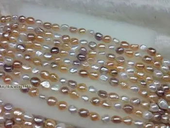

Beautiful 10 strands 8*9-10mm Baroque freshwater pearl