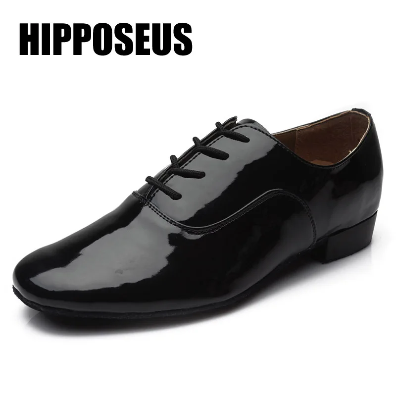 

Ballroom Men Latin Dance Shoes Brand New Salsa Tango Dancing Shoes Modern Tango Salsa Leather Square Heels Adults Children Boys