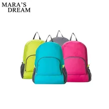 Mara's Dream Портативные модные рюкзаки для путешествий на молнии Soild нейлоновый рюкзак для путешествий женские мужские сумки на плечо складная сумка