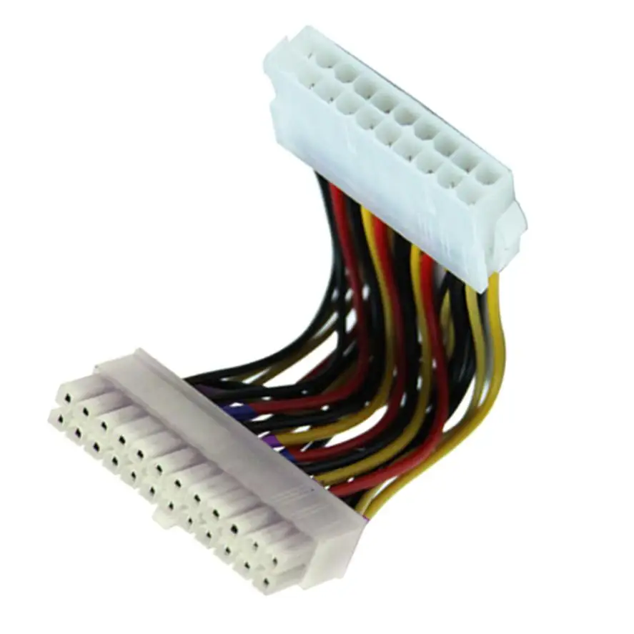 For Laptop PC Computer 20 Pin Male to 24 Pin Female ATX Power Adapter