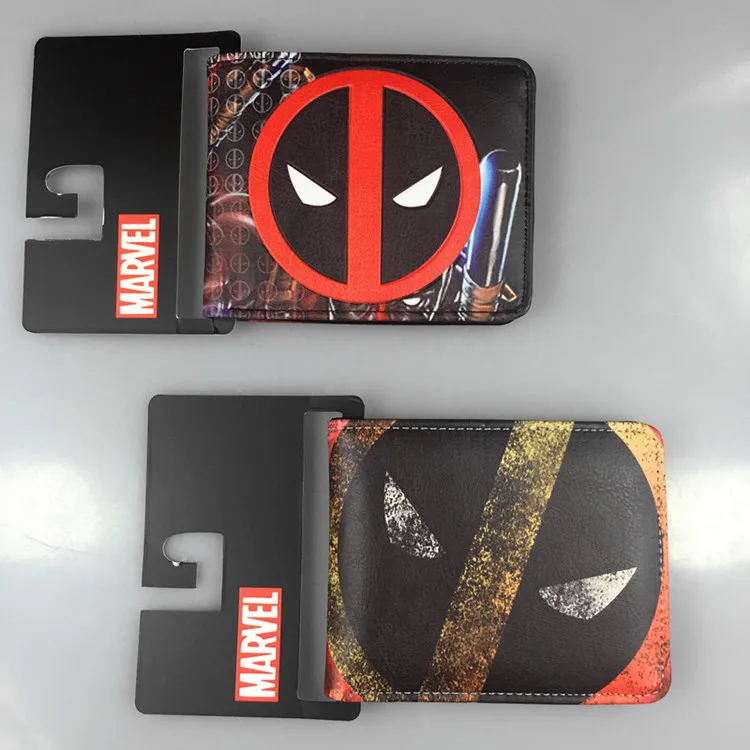 Diffuse Deadpool супергерой comics базовый складной кошелек с отделением для карт короткий