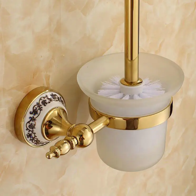 Держатель для туалетной щетки 2 цвета синий и белый цвет|toilet brush holder|gold toilet brushtoilet |