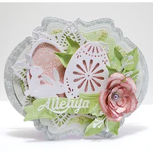 

Easter Egg Metal Cutting Dies Stencils for DIY Scrapbooking Album Photo Paper Cards Making Crafts Embossing Decorative