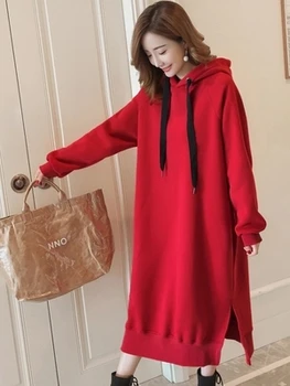 

2019 Autumn Winter Hoodies Women Kawaii Oversized Hoodie 3xl Sweatshirt Women Korean Streetwear Long Coat Hot Sale Cheap Clothes