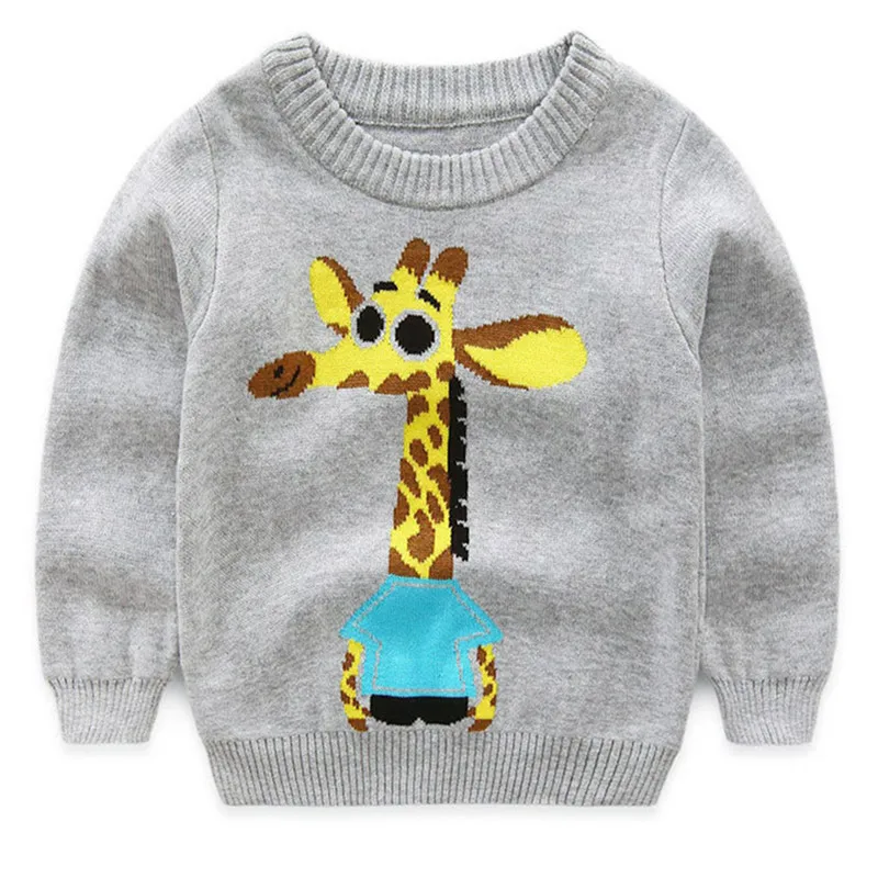 Брендовый свитер для мальчиков и девочек на весну и осень; детская одежда; roupas infantis menina; детская одежда; вязаные свитера для мальчиков и девочек с рисунком - Цвет: Style N