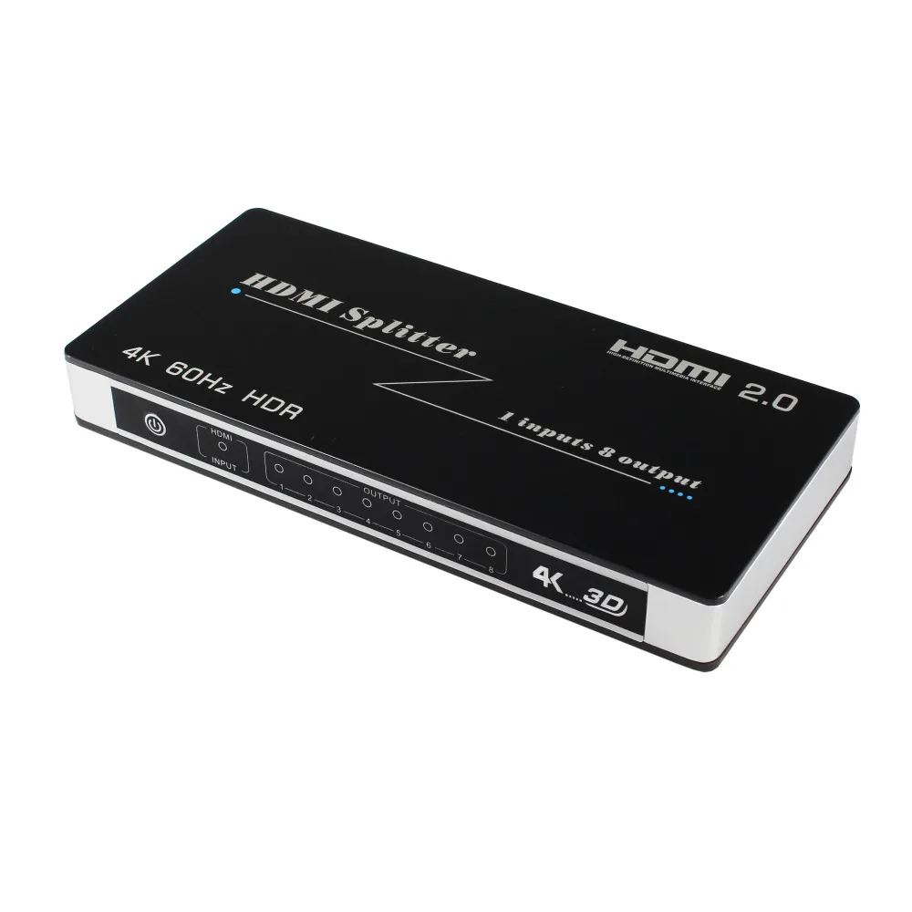 HDMI 2 0 разветвитель 1X8 4K HDCP2.2 компьютерный видео HY V1082 S0 HO|Система управления CCTV| |