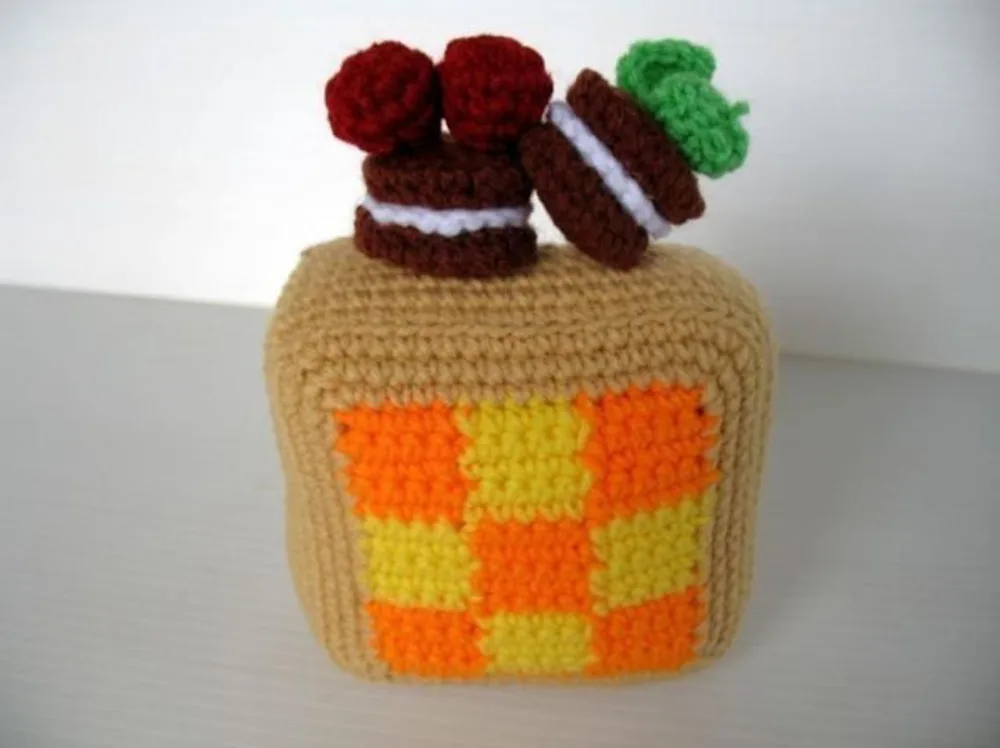 Вязаные игрушки amigurumi игрушка рулон модель торта номер w15777