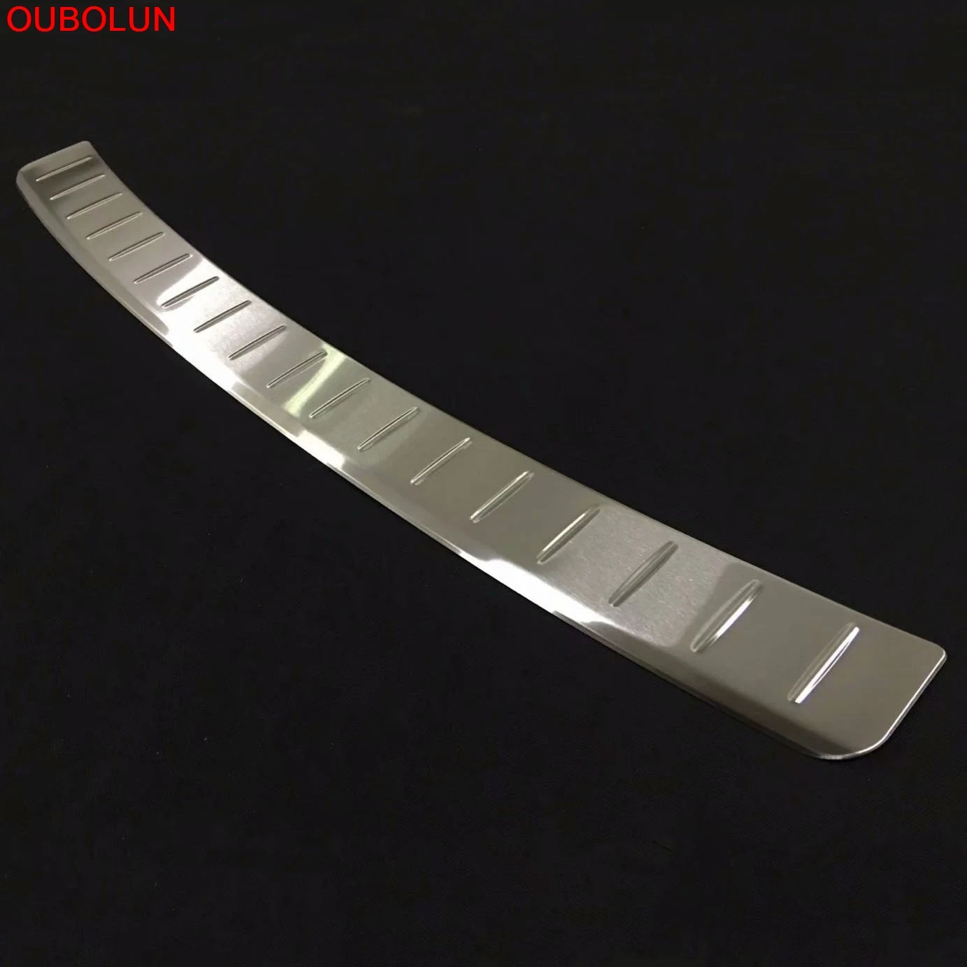 

Steel out Car Door Sill Bumper Protector Trunk Guard Plate Sticker Rear Bumper Protection Trim For Fiat 500X 2018 2017 2014-2016