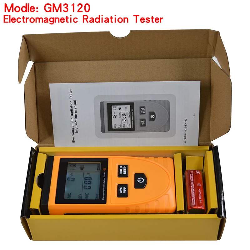 GM3120 LCD Electromagnetic Radiation Detector Tester Radiation Dosimeter Measurement (5) 