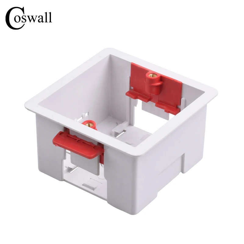Coswall 1 Gang сухой подкладка коробка для гипсокартона/гипсокартон/Plasterboad 47 мм Глубина
