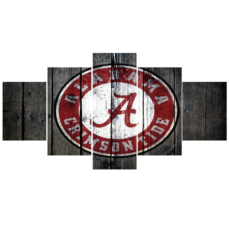 Университетская команда Alabama Crimson Tide, картины, Современный домашний декор, для гостиной, спальни, настенная живопись, печать на холсте, каллиграфия