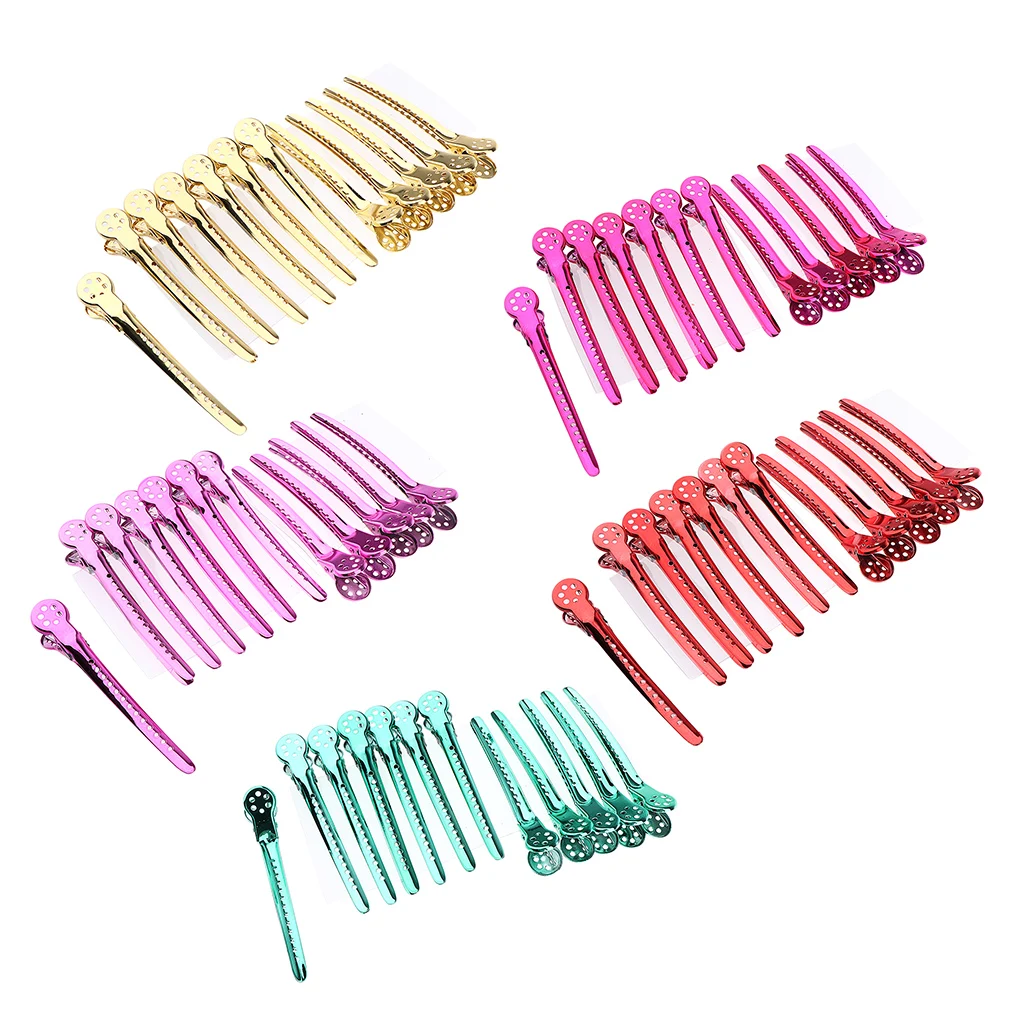 12 шт. металлические заколки для салонов профессиональные секционные щипцы для завивки парикмахерский набор шпилька аксессуары инструменты для ухода за красотой