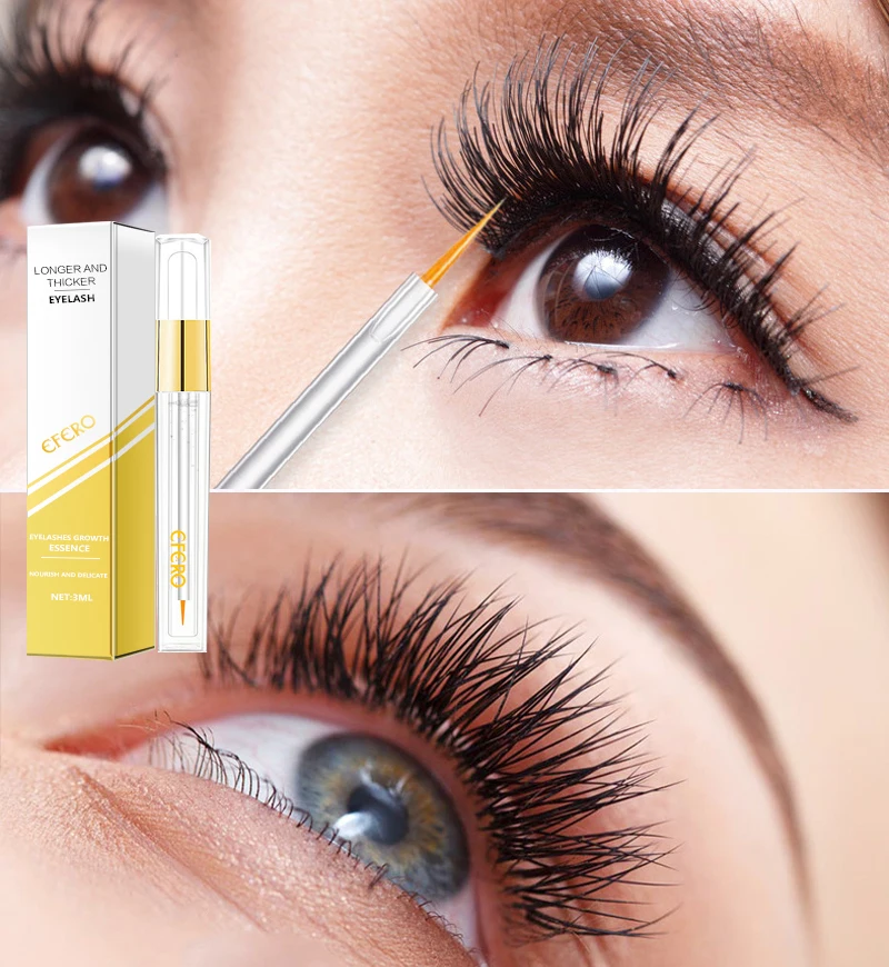 1PCS Eyelash Growth Serum Essence Natural Powerful Eyelashes Enhancer Lift Curling Longer Thicker Eyelash Women Eye Lash Grow