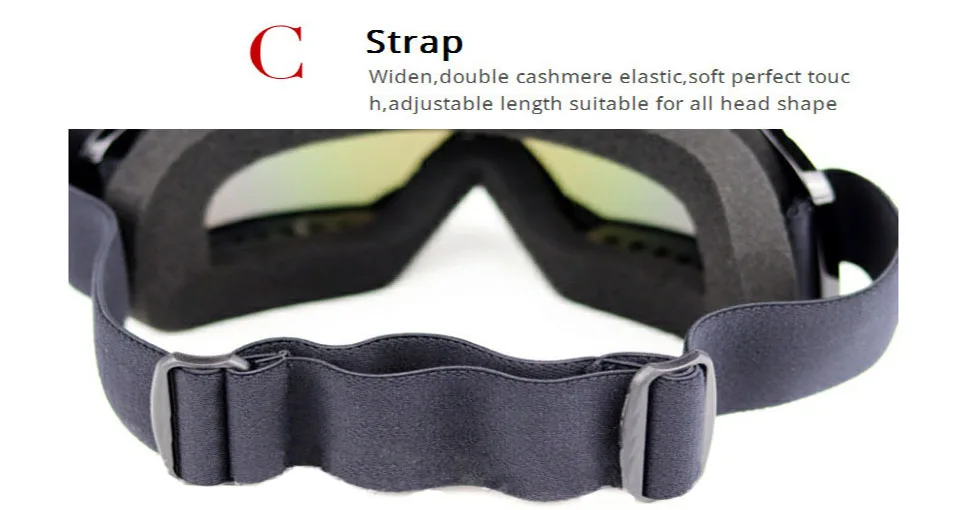 outdoor ski ridding goggles snowmobile windproof Dustproof men eyewear Motorcycle windproof Men (6)