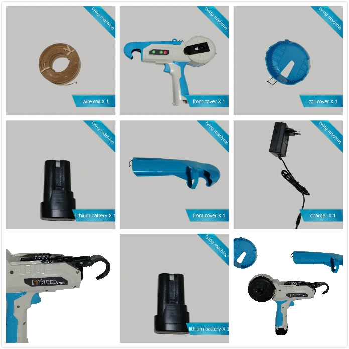 

spare parts of lithium battery powered electric tying machine