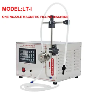 

LT-1 Single nozzle magnetic gear pump filling machine automatic oil,e liquid, perfume,juice chemical acid filling machine